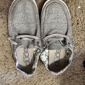 Hey Dude Charcoal Shoes 9